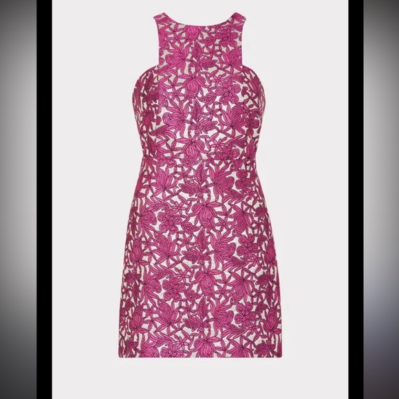 Milly Dresses & Skirts - Milly Square-Neck Floral Jacquard Mini Dress.